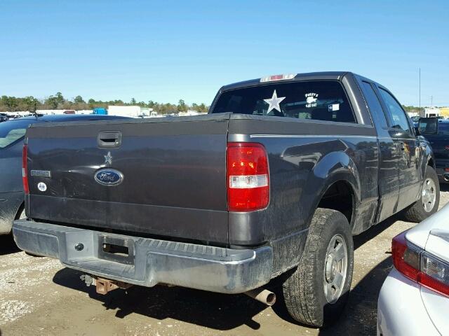 1FTRX12W64NA76969 - 2004 FORD F150 GRAY photo 4