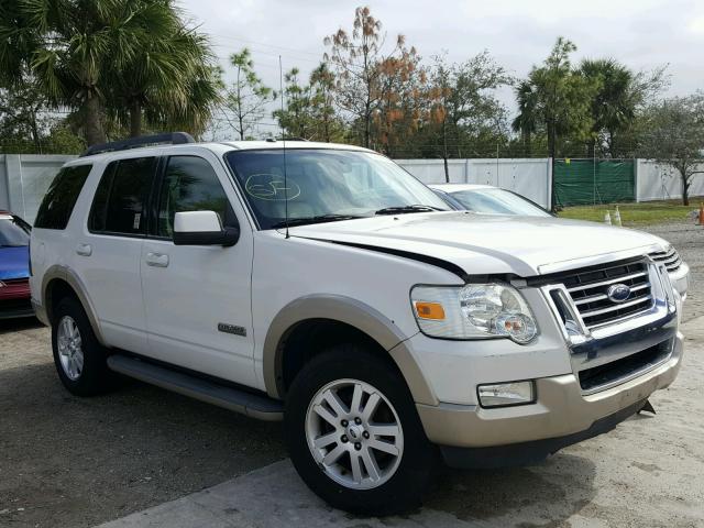 1FMEU64E18UB35460 - 2008 FORD EXPLORER E WHITE photo 1