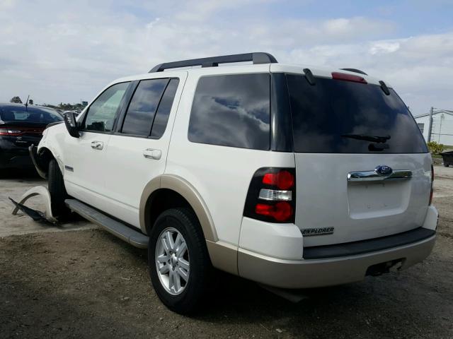 1FMEU64E18UB35460 - 2008 FORD EXPLORER E WHITE photo 3