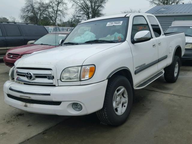 5TBBT44194S447738 - 2004 TOYOTA TUNDRA ACC WHITE photo 2