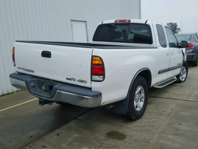 5TBBT44194S447738 - 2004 TOYOTA TUNDRA ACC WHITE photo 4