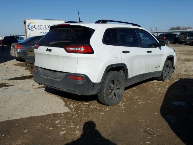 1C4PJLAB8HW577512 - 2017 JEEP CHEROKEE S WHITE photo 4