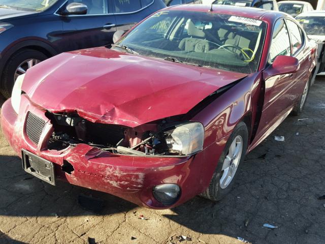 2G2WS522251164026 - 2005 PONTIAC GRAND PRIX BURGUNDY photo 2