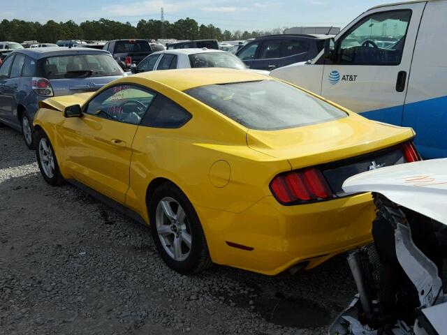 1FA6P8AM1H5230754 - 2017 FORD MUSTANG YELLOW photo 3