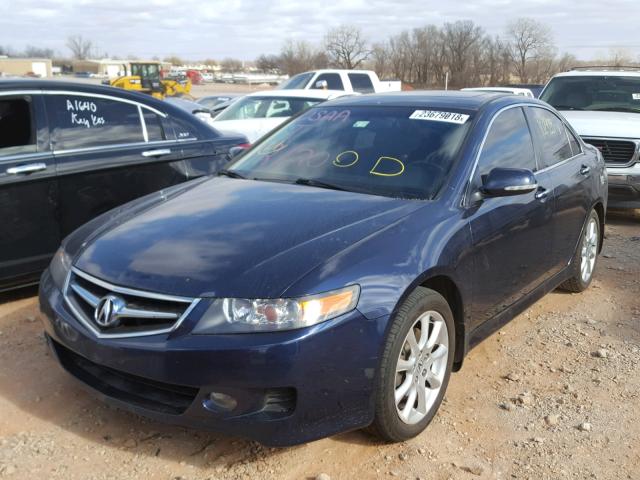 JH4CL968X6C000583 - 2006 ACURA TSX BLUE photo 2