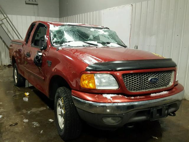 2FTRX18WX4CA03195 - 2004 FORD F-150 HERI MAROON photo 1