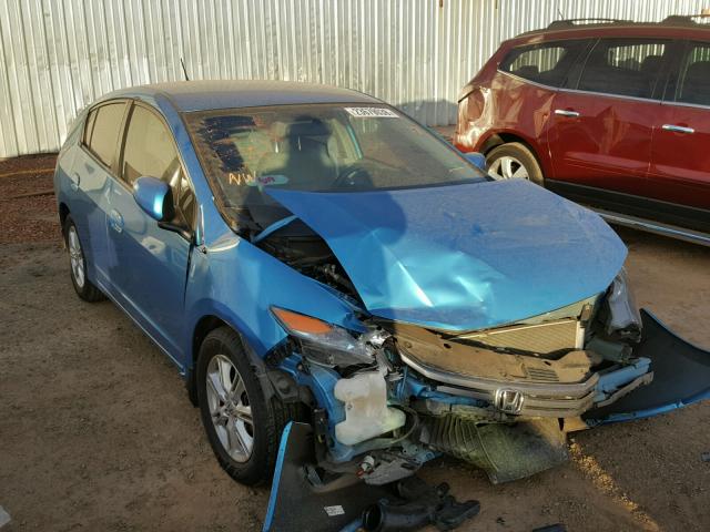 JHMZE2H72BS011366 - 2011 HONDA INSIGHT EX BLUE photo 1