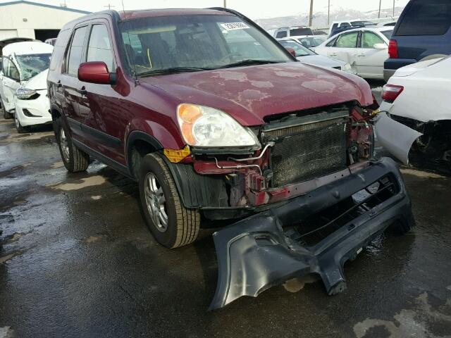 JHLRD78833C018898 - 2003 HONDA CR-V EX MAROON photo 1