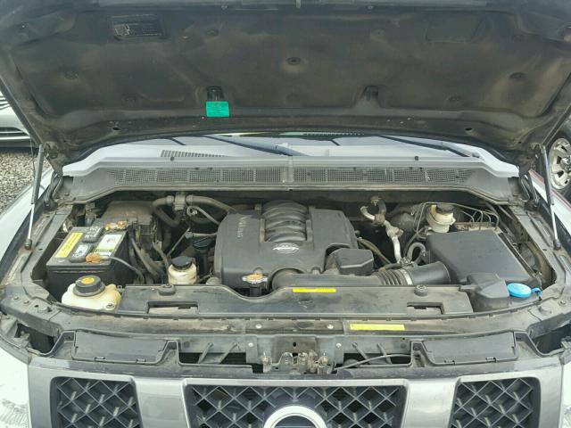 1N6AA07A56N562565 - 2006 NISSAN TITAN XE CHARCOAL photo 7