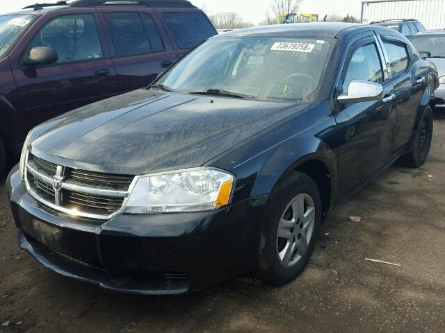 1B3CC4FB3AN134978 - 2010 DODGE AVENGER SX BLACK photo 2