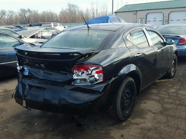 1B3CC4FB3AN134978 - 2010 DODGE AVENGER SX BLACK photo 4