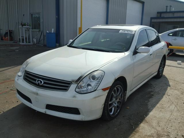 JNKCV51E76M504826 - 2006 INFINITI G35 WHITE photo 2