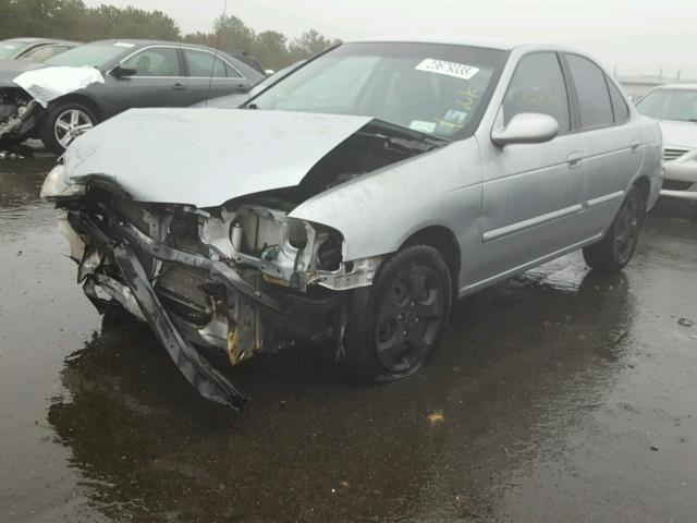 3N1CB51D14L459376 - 2004 NISSAN SENTRA 1.8 SILVER photo 2