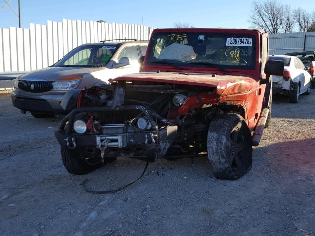 1J4BA6H19BL518450 - 2011 JEEP WRANGLER U RED photo 9