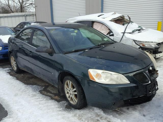 1G2ZG558664186177 - 2006 PONTIAC G6 SE1 GREEN photo 1