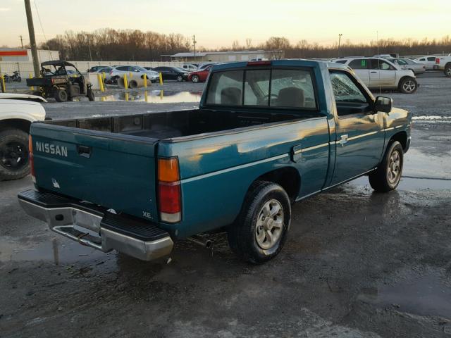 1N6SD11S0VC356650 - 1997 NISSAN TRUCK BASE GREEN photo 4