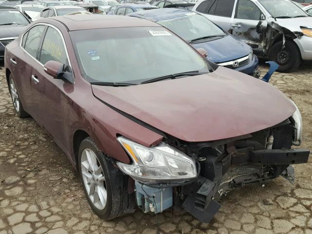 1N4AA5AP5AC818579 - 2010 NISSAN MAXIMA S MAROON photo 1