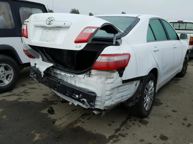 4T1BE46K28U756312 - 2008 TOYOTA CAMRY CE WHITE photo 4