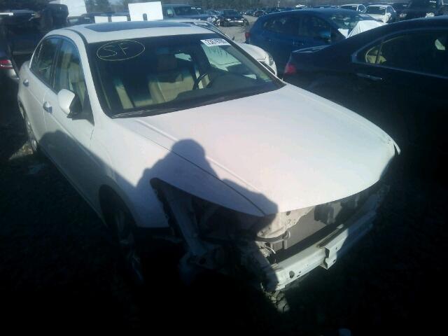 1HGCP36839A048270 - 2009 HONDA ACCORD EXL WHITE photo 1