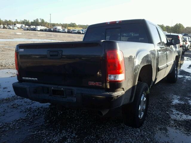 2GTEC638681316004 - 2008 GMC NEW SIERRA BLACK photo 4