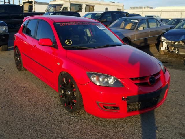 JM1BK34M071725605 - 2007 MAZDA SPEED 3 RED photo 1