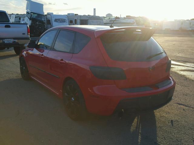 JM1BK34M071725605 - 2007 MAZDA SPEED 3 RED photo 3