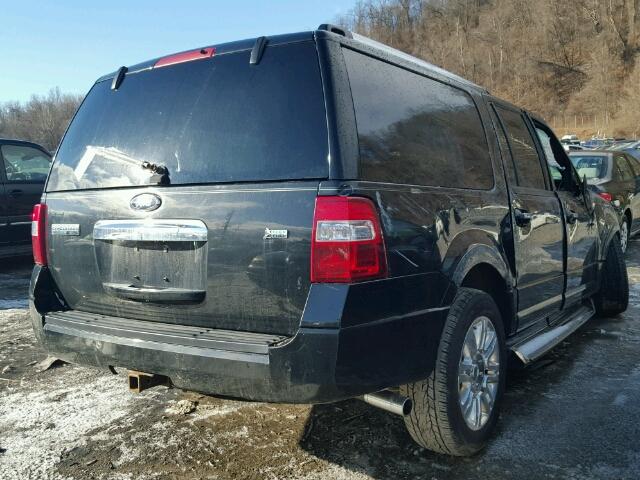 1FMJK2A52BEF18763 - 2011 FORD EXPEDITION BLACK photo 4