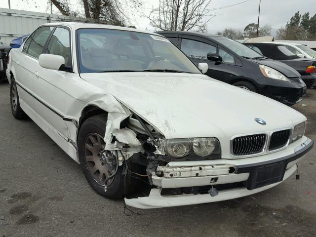 WBAGH83491DP31747 - 2001 BMW 740 IL WHITE photo 1