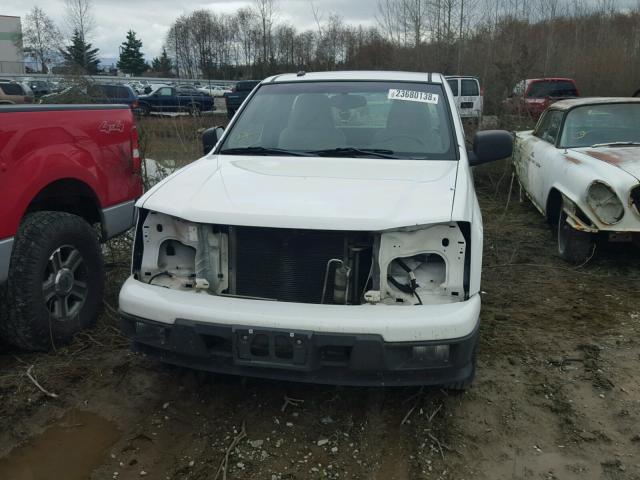 1GCCSBF97B8131374 - 2011 CHEVROLET COLORADO WHITE photo 9