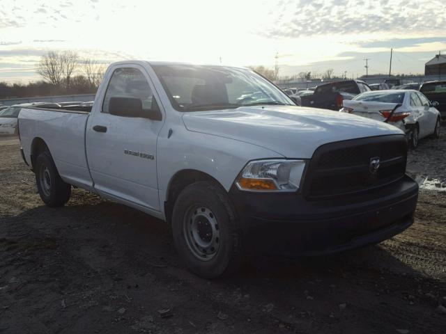 3C6JD6DK6CG191423 - 2012 DODGE RAM 1500 S WHITE photo 1