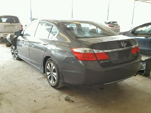 1HGCR2F37EA117612 - 2014 HONDA ACCORD LX GRAY photo 3