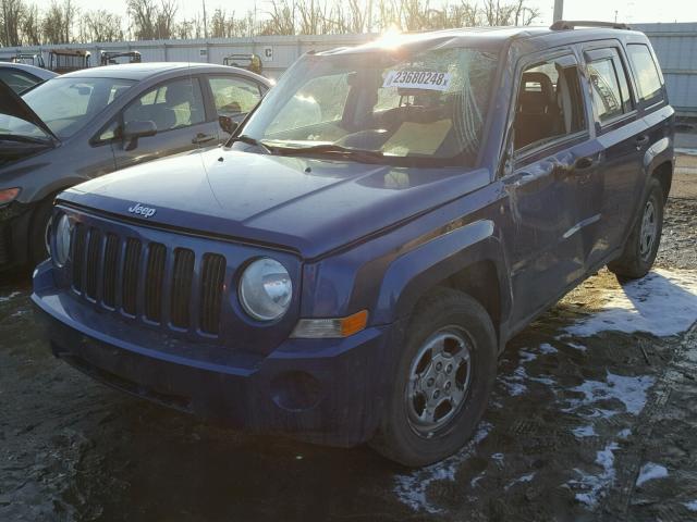 1J4FF28B99D134550 - 2009 JEEP PATRIOT SP BLUE photo 2