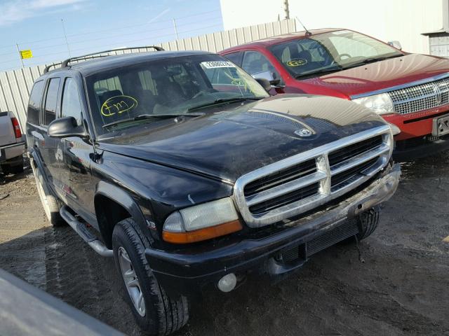 1D4HS48Z43F587993 - 2003 DODGE DURANGO SL BLACK photo 1