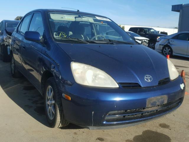 JT2BK12U720061771 - 2002 TOYOTA PRIUS BLUE photo 1