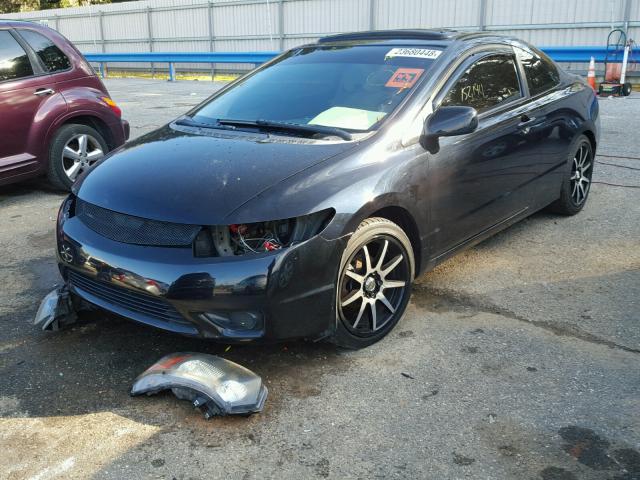 2HGFG12866H543177 - 2006 HONDA CIVIC EX შავი ფოტო 2