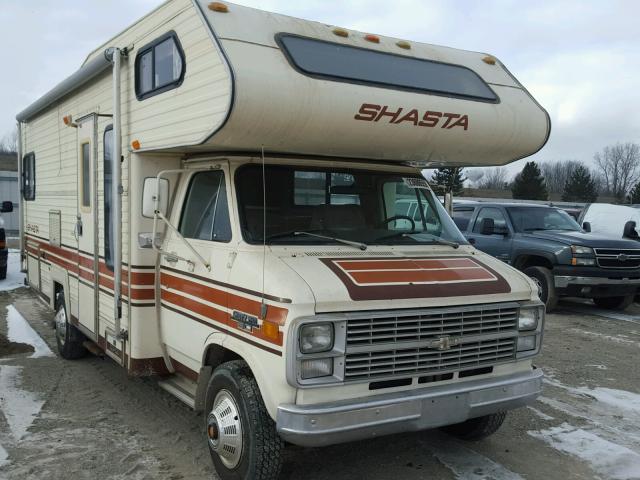 2GBJG31J6E4137788 - 1984 CHEVROLET G30 BROWN photo 1