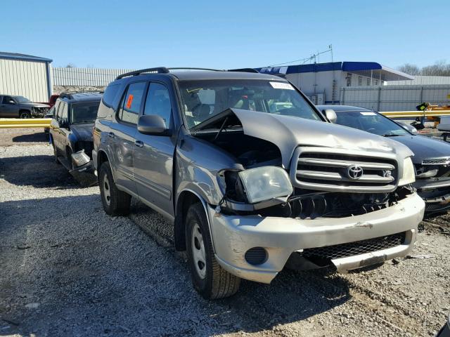 5TDZT34AX4S230165 - 2004 TOYOTA SEQUOIA SR GRAY photo 1