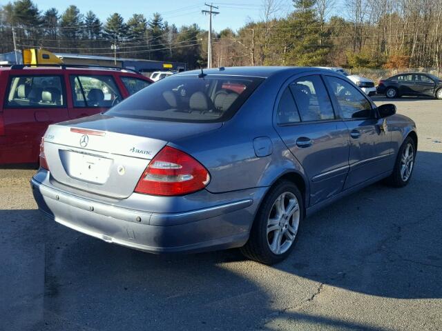 WDBUF87J26X207100 - 2006 MERCEDES-BENZ E 350 4MAT GRAY photo 4