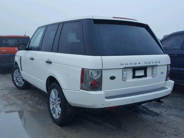 SALME15409A306023 - 2009 LAND ROVER RANGE ROVE WHITE photo 3