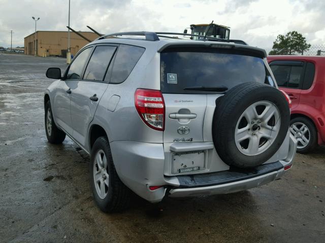 2T3ZF4DV4BW061577 - 2011 TOYOTA RAV4 SILVER photo 3