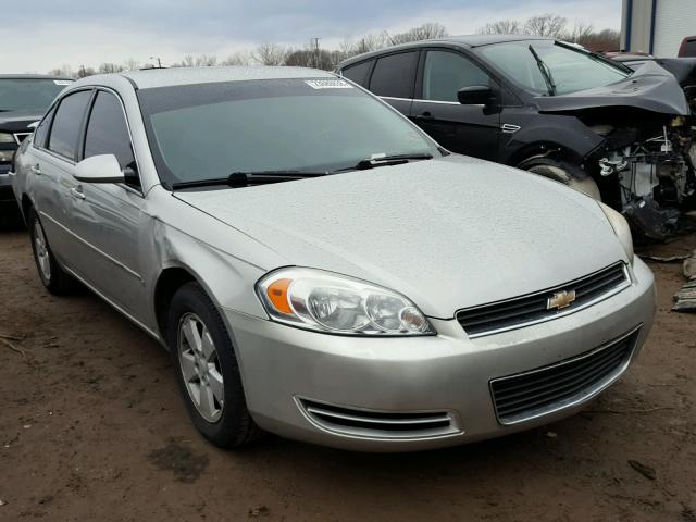 2G1WT58K379180765 - 2007 CHEVROLET IMPALA LT SILVER photo 1