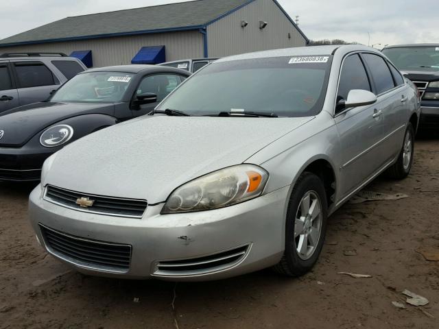 2G1WT58K379180765 - 2007 CHEVROLET IMPALA LT SILVER photo 2