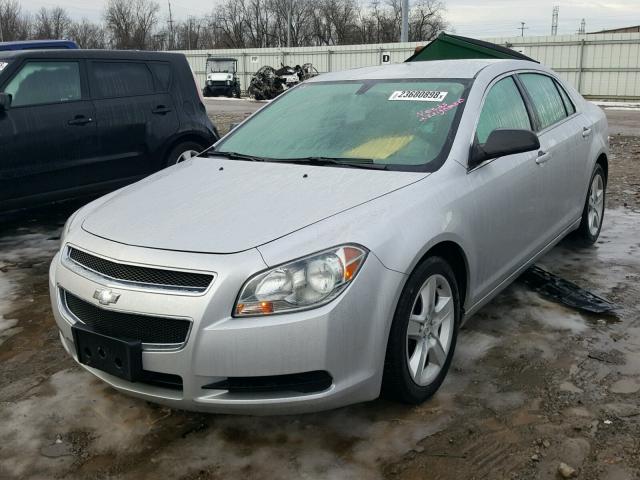 1G1ZA5EU1BF176948 - 2011 CHEVROLET MALIBU LS SILVER photo 2