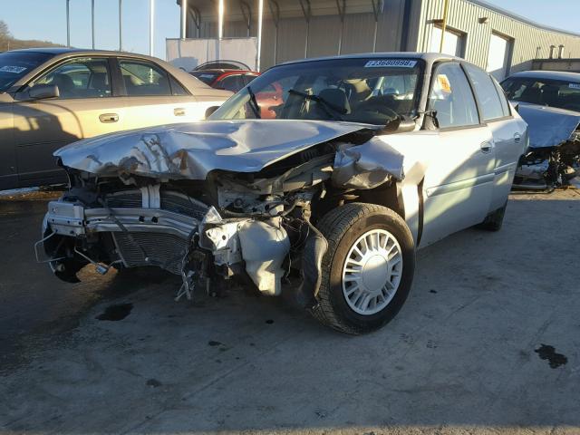 1G1ND52J816254446 - 2001 CHEVROLET MALIBU SILVER photo 2