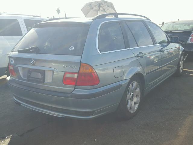 WBAAX13473PJ00402 - 2003 BMW 325 IT BLUE photo 4