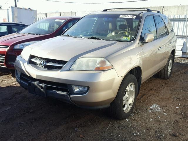 2HNYD18221H515625 - 2001 ACURA MDX GOLD photo 2