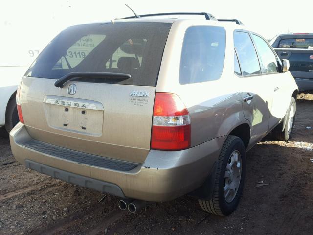 2HNYD18221H515625 - 2001 ACURA MDX GOLD photo 4