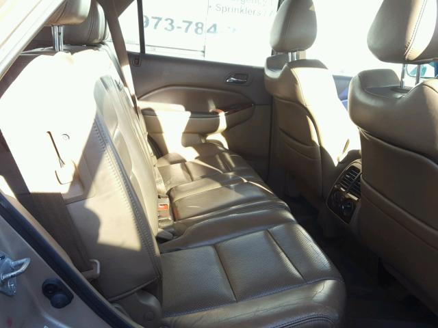 2HNYD18221H515625 - 2001 ACURA MDX GOLD photo 6