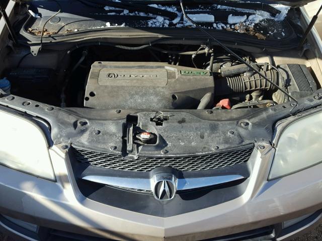 2HNYD18221H515625 - 2001 ACURA MDX GOLD photo 7