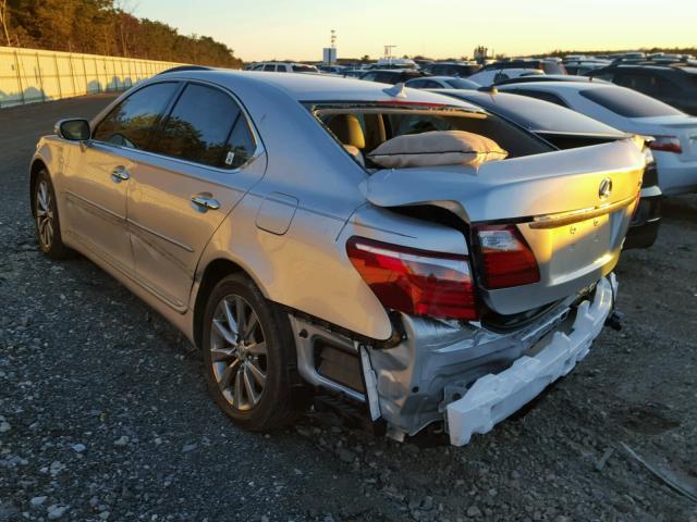 JTHCL5EF7C5014613 - 2012 LEXUS LS 460 SILVER photo 3